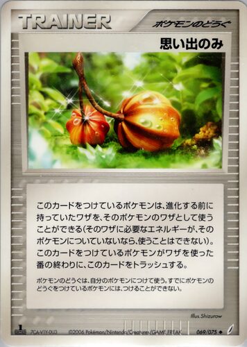 思い出のみ