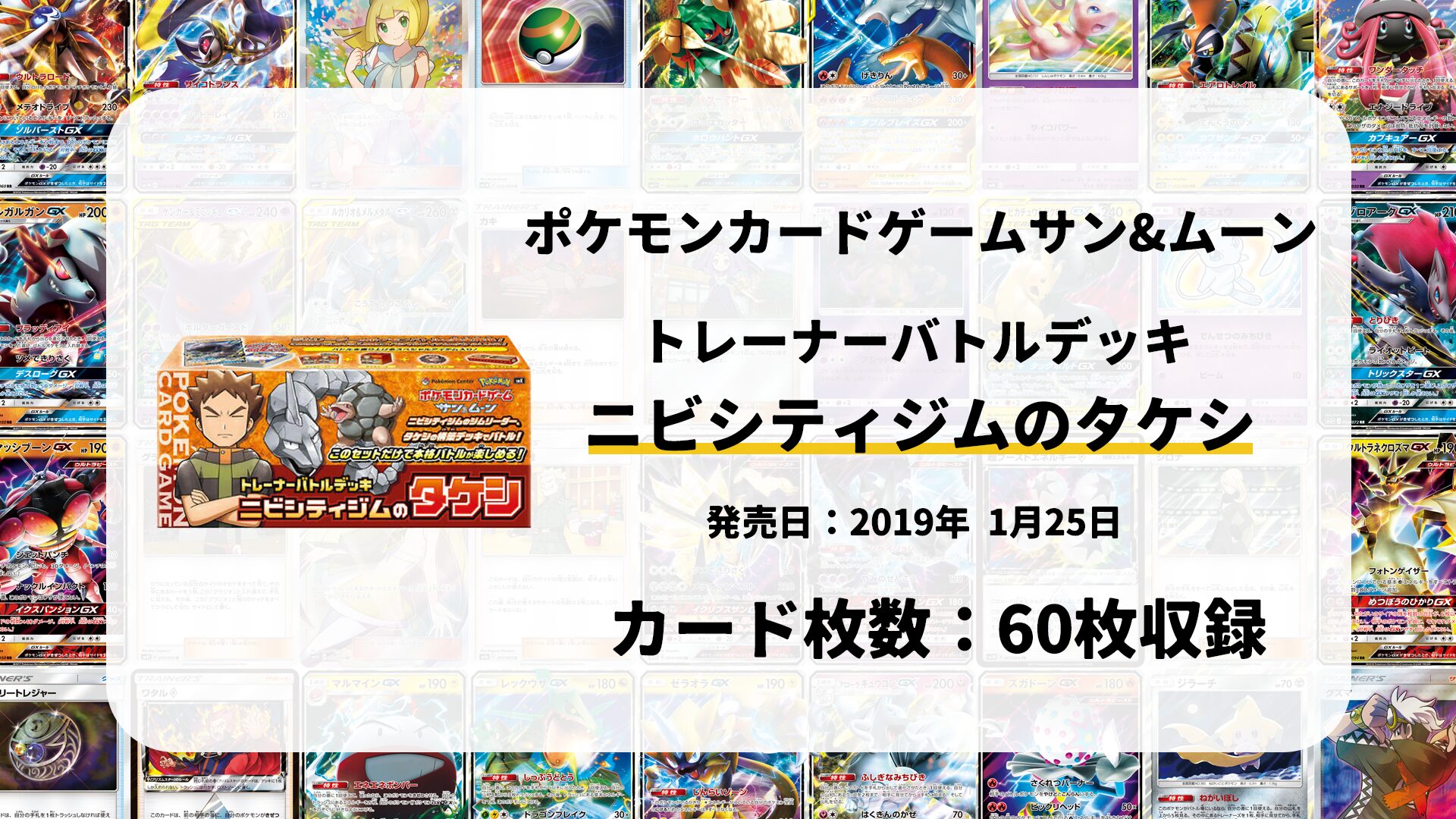 トレーナーバトルデッキ ニビシティジムのタケシ
