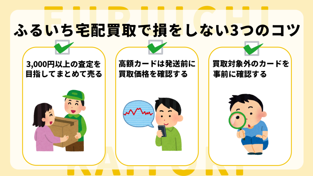 ふるいち宅配買取のコツ