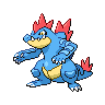 オーダイル(ドット絵)