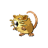ラッタ(ドット絵)