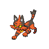ニャヒート(ドット絵)