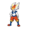 エースバーン（ドット絵）