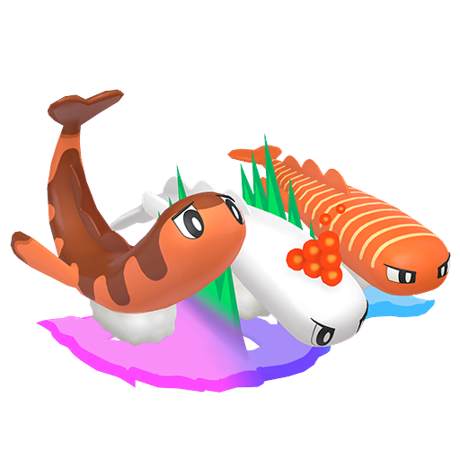 メガシャリタツ（たれたすがた）