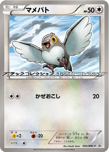 マメパト（ポケモン なぞのタマゴ キャンペーン）