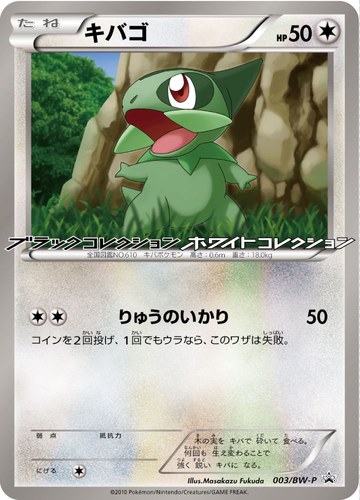 キバゴ（ポケモン なぞのタマゴ キャンペーン）