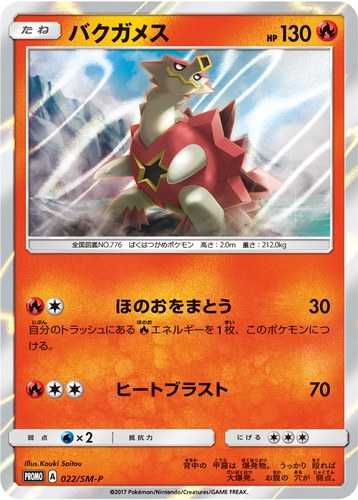 バクガメス（ポケモンカードゲーム サン&ムーン スペシャルセット バクガメス）