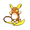 アローラライチュウ（ドット絵）