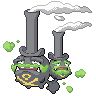ガラルマタドガス（ドット絵）